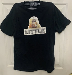 Star Wars Little BB-8 Men's T-Shirt Tee Size M Black - Picture 1 of 4