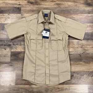 Propper Shirt Mens XS Beige Military Short Sleeve Button Up RipStop NEW - Picture 1 of 17