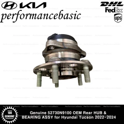 BUJE TRASERO Y CONJUNTO DE COJINETES ORIGINALES 52730N9100 para Hyundai Tucson 2022-2024 Foto 1 de 3