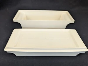 VTG Tupperware Double Stick Butter Keeper Dish 1512-5 Covered Butter Board USA - Picture 1 of 10