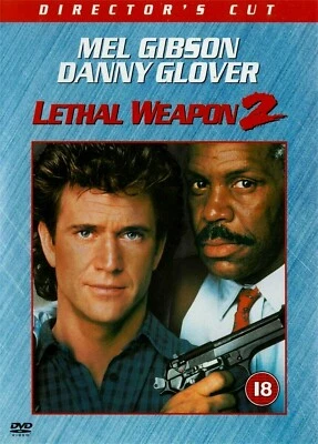 Lethal Weapon 2 (Director's Cut) (DVD-2001,1-Disc) R2. Mel Gibson & Danny Glover - Image 1 of 4