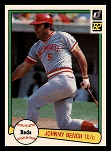 1982 Donruss Johnny Bench HOF Cincinnati Reds #400 NM-MINT - Picture 1 of 2