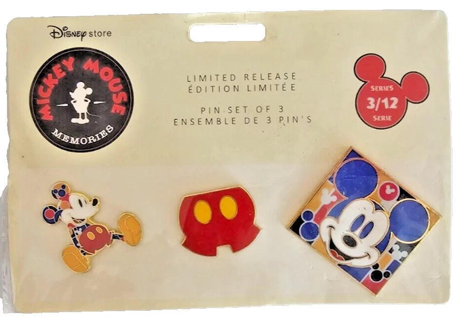 Disney Pins Mickey Mouse Memories Set Edición Limitada Serie 3/12 Foto 1 de 1