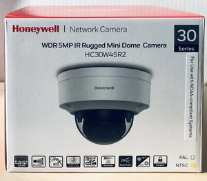 Mini cámara domo resistente Honeywell HC30W45R2 30 Series WDR 5 MP IR blanca, nueva - Imagen 1 de 3