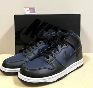 NIKE DUNK HIGH DJ0383-400 FRAGMENT DESIGH TOKYO MIDNIGHT NAVY men's - Picture 1 of 7