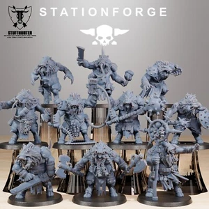 Corrupted Beasts (10) - Station Forge - Beastmen Grimdark Tabletop - Picture 1 of 8