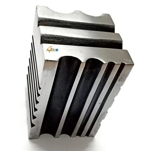 Steel Dapping Block 2x2x3" Jewelers Doming Groove Line Jewelry Tool For Jewelry - Image 1 of 4