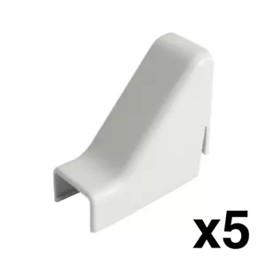Construct Pro™ Raceway Drop Ceiling Adapters (5-Pack, .87-inch, White) - Picture 1 of 6
