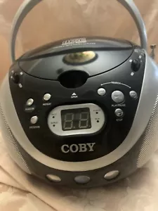 Vintage Coby portable CD player am fm radio black NWOT - Picture 1 of 7