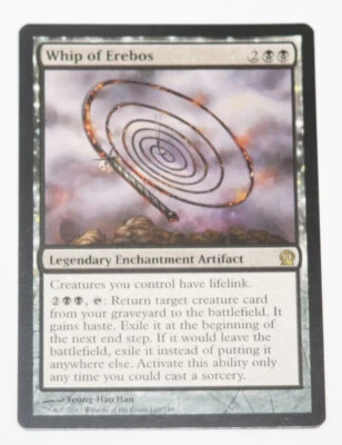 Whip of Erebos - Theros 2013 Artifact - MTG Rare Card Magic the Gathering (C) - Image 1 of 4