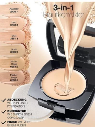 Avon TRUE COLOUR Creme Puder Foundation Make Up Farbe Nude 228G Top - Bild 1 von 2