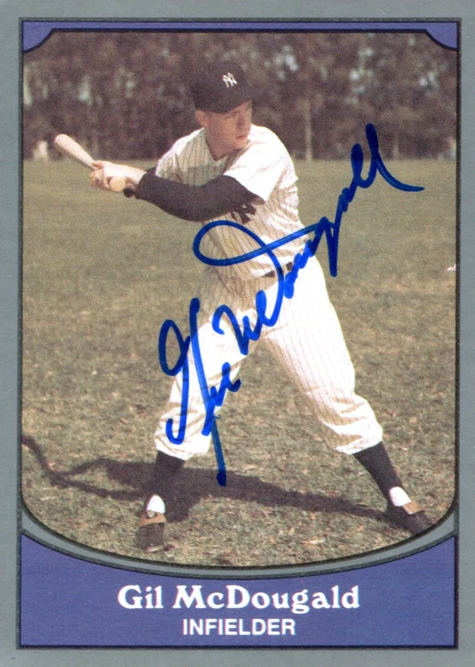 Gil McDougald Autographed 1990 Pacific Card - Image 1 of 1