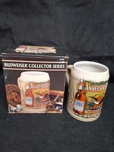  Budweiser Classic Werbung Flaschenbier Stein Hopfen & Gerste Design 1991 Neu in OVP  - Bild 1 von 9