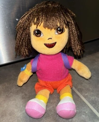 Ty Beanie Baby Dora The Explorer Beanie Babies Plush Stuffed Animal 8" - Image 1 of 2