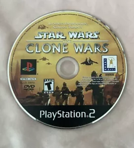 Star Wars: The Clone Wars (Sony PlayStation 2 PS2, 2002) DISC ONLY - TESTED - Picture 1 of 2