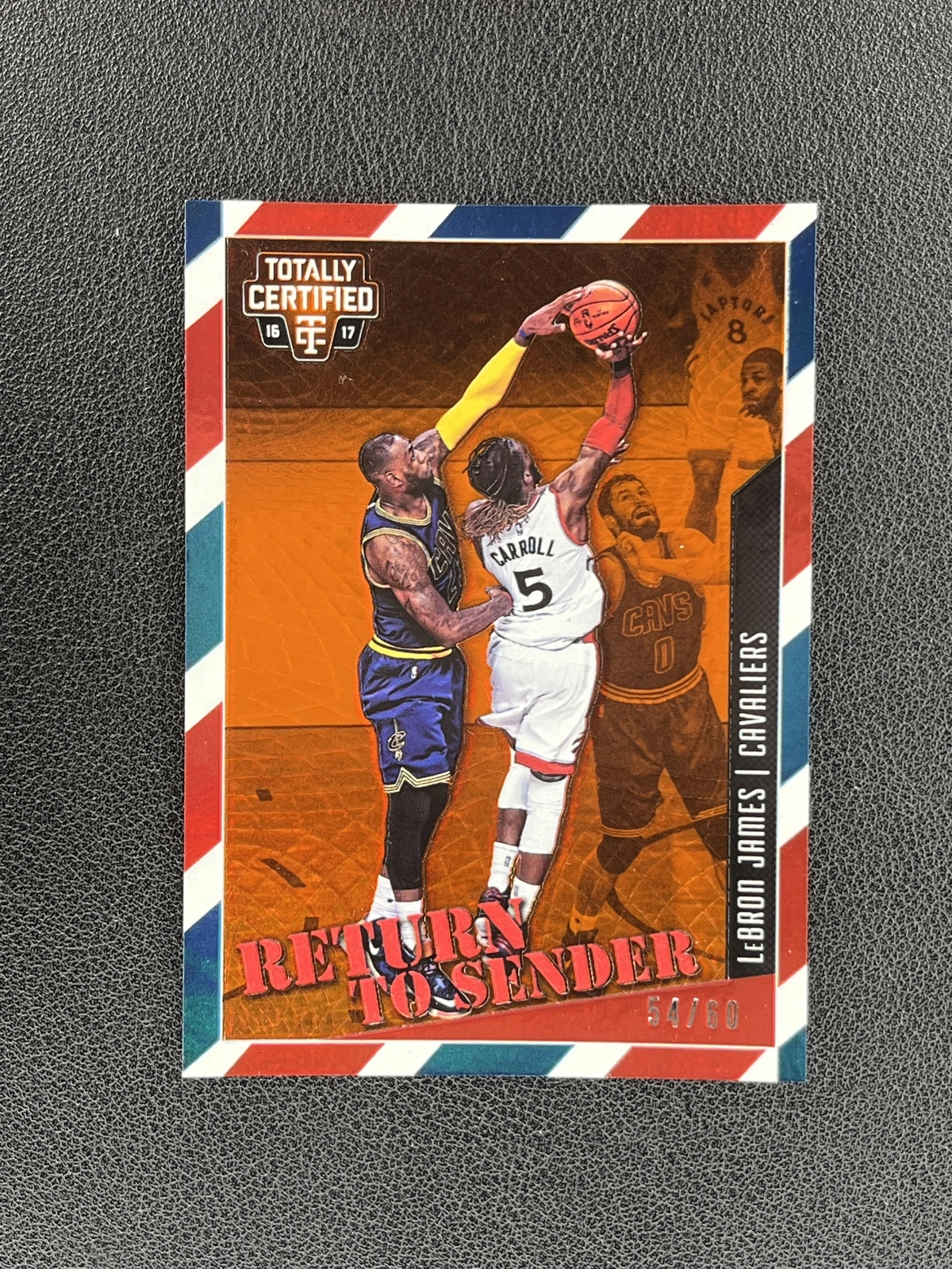 2016-17 Totally Certified Lebron James Return To Sender Orange /60 #6 J1S