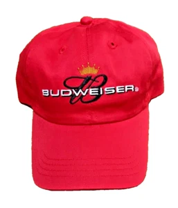 Budweiser King of Beers Red Crown Brewery Baseball Cap Hat 2004 Anheuser Busch - Picture 1 of 6