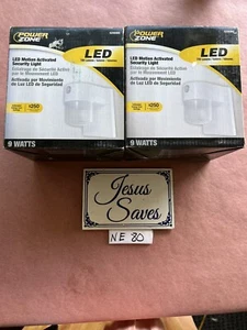 2 Bewegungsaktivierte LED Sicherheitsleuchte Veranda Wand Terrassenleuchten Weiß Ne80 - Bild 1 von 3