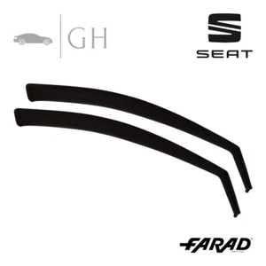 FARAD - SET 2 DEFLETTORI ARIA ANTIVENTO / ANTIPIOGGIA FUME' SEAT ATECA 2018 - Foto 1 di 2