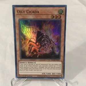 Yugioh Oily Cicado Ultra Rare 1st Edition Holo Foil BLCR-EN027 Near Mint - Picture 1 of 6