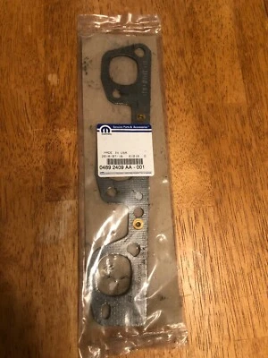 Gaxetas coletoras de escape OEM MOPAR Jeep Wrangler 3.8 V6 04892409AA direita esquerda - Imagem 1 de 4
