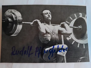 Rudolf Pljukfelder POL Olympiasiegeri Gewichtheben 1964 - Bild 1 von 2