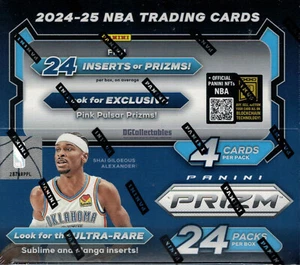 2024-25 PANINI PRIZM NBA BASKETBALL FACTORY SEALED 24-PACK RETAIL BOX NEW FASC!! - Picture 1 of 3