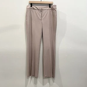 Pantalones de vestir clásicos ligeros beige White House Black Market para mujer 12 pantalones - Imagen 1 de 10