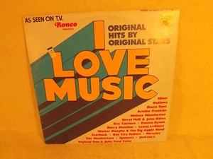 Ronco I Love Music  Vinyl Record  NO SKIPS LOOK AT THE PICTURES - Imagen 1 de 8