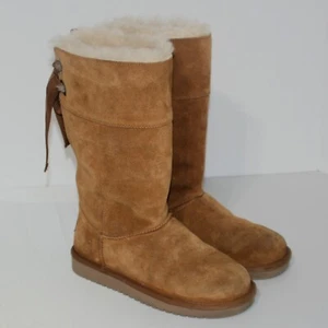 Koolaburra By UGG Women’s Andrah Tall Size 7 US Suede Chestnut Boots 1105791 - Picture 1 of 10