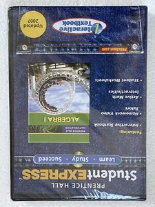 2007 Prentice Hall Student Express ALGEBRA 1 Learning Tools, 3 CD-ROMs, NIB - Picture 1 of 5