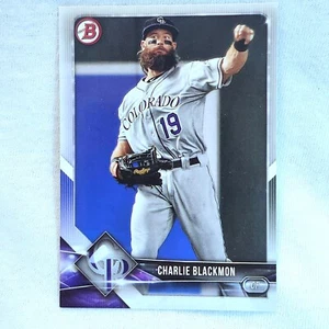 2018 Bowman Charlie Blackmon #53 Colorado Rockies  - Picture 1 of 3