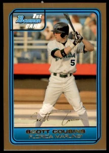 2006 BOWMAN CHROME DRAFT PICKS & PROSPECTS ORANGE REFRACTORS SCOTT COUSINS - Picture 1 of 2