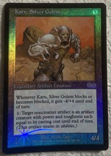 Karn, Silver Golem SP EX/VG Arena Promo Foil Rare MTG Magic the Gathering