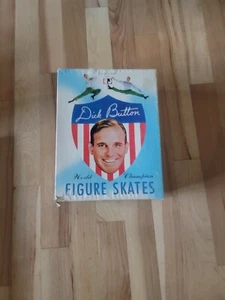 New Old Stock Vintage Dick Button Olympian Eiskunstlauf Schlittschuhe #6273 Herren Größe 10 - Bild 1 von 8