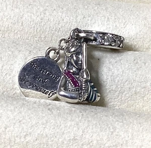 Charm Pandora Mulan Doppio Pendente Argento Ottime Condizioni s925 ALE Disney Regalo Compleanno - Foto 1 di 5