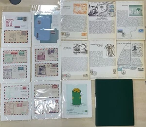 Oil & Gas related material + Slogan, air mails. Album + leaves. #z589 - Picture 1 of 23