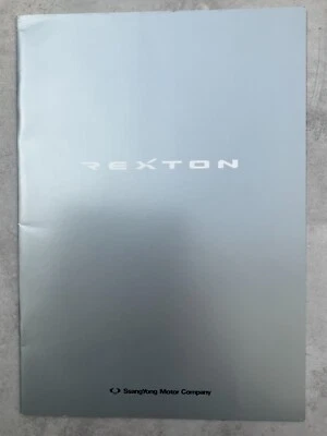 Ssangyong Rexton UK Market Car Sales brochure - 2003 - Image 1 of 4