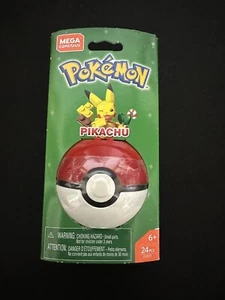Pokémon Holiday Candy Cane Pikachu Set Mattel Mega Construx FVK73 - Picture 1 of 2