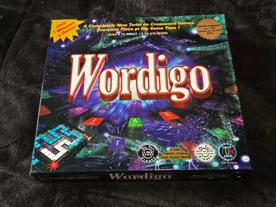 Wordigo - New Twist on Crossword Letter Tile Word Board Game Ages 8 Complete CIB - Image 1 of 4