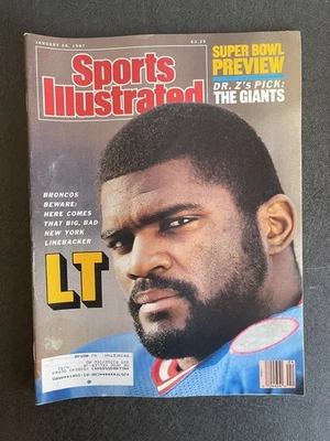 Revista Sports Illustrated 26 de enero de 1987, Lawrence Taylor Americas Cup Foto 1 de 2