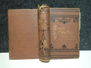 1875 Wigwam and War Path Meacham Modoc War INDIANS Northwest Tribes Illustrated - Picture 1 of 8