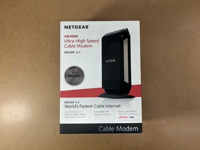NETGEAR CM1000 DOCSIS 3.1 Ultra High Speed Cable Modem - Image 1 of 3