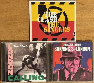 THE CLASH - 3 CD LOT - Burning London/ Tribute/London Calling - CDS - VG+ - Imagen 1 de 3