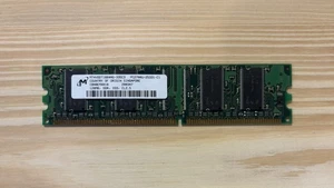 Micron 128MB DDR-333MHz DIMM PC2700U CL2.5 RAM Memory (MT4VDDT1664AG-335C3) - Picture 1 of 2