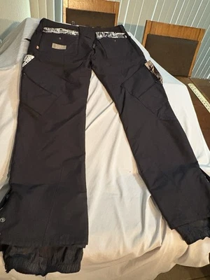 手榴弹疲劳项目滑雪雪裤绝缘真棒图形拉链通风口男式 — 第 1/4 张图片