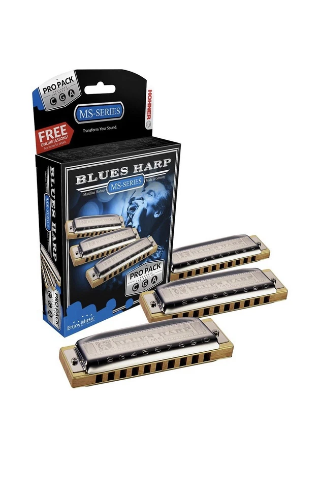 Hohner 532 Blues Harp Pro Pack - MS-Series Harmonicas (New in Box) - Image 1 of 1