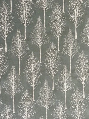 Artistic Forest Leaves Linen-Look Cotton Fabric for Curtains Drapery Home Decor - Image 1 of 4