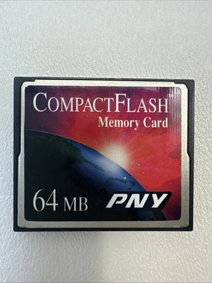CompactFlash 64MB Memory Card PNY TESTED WORKING Compact Flash - Image 1 of 3