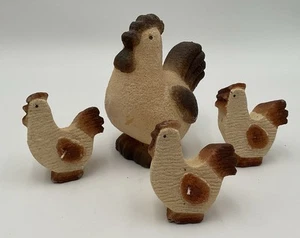 Bauernhaus Huhn Kerzen mit Mutter Henne und 3 Baby Küken super süß!! - Bild 1 von 16